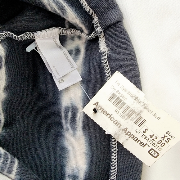 NWT American Apparel tie dye pencil skirt - Picture 5 of 7